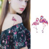 Kids flamingo temporary tattoo Bcd002 8x7.5cm, party favour Auckland NZ