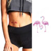 BCD-013 Kids flamingo temporary tattoo Bcd013 8x7.5cm, party favour Auckland NZ