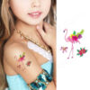 BCD-015 Kids flamingo temporary tattoo Bcd015 8x7.5cm, party favour Auckland NZ
