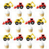 Construction trucks party cake topper, Auckland NZ