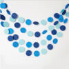 Ocean blue stars garland backdrop 4m, party decoration Auckland NZ