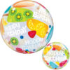 Birthday Frozen Treats Bubble Balloon Birthday Frozen Treats bubble balloon 56cm Qualatex, Auckland NZ