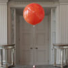 Jumbo Round RED ORANGE RAINBOW SUPERAGATE Marble Balloon