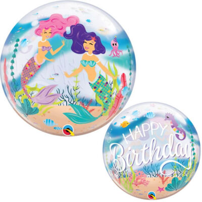 Mermaid Birthday Party Bubble Balloon