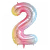 Pastel Rainbow Foil Number 2