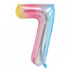 Pastel Rainbow Foil Number 7 Pastel Rainbow Foil Number 7