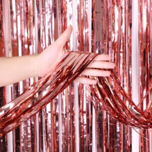 Rose Gold Foil Curtain Backdrop