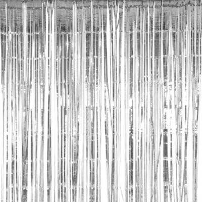 Silver Foil Curtain Backdrop