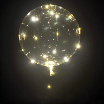 Warm White LED bubble balloons