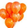 Red Orange Super Agate Marble Balloons