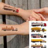 BEC-361 Kids cars temporary tattoos Bec-361 12x7.5cm, party favour Auckland NZ