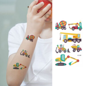 Kids cars temporary tattoos Bec-369 12x7.5cm, party favour Auckland NZ