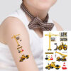 BEC-373 Kids cars temporary tattoos Bec-373 12x7.5cm, party favour Auckland NZ