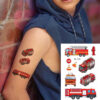 Kids cars temporary tattoos Bec-379 12x7.5cm, party favour Auckland NZ