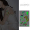BEI-088 UV glow dark temporary tattoo set Bei-88 12x75cm, party favour Auckland NZ