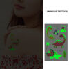 BEI-090 UV glow dark temporary tattoo set Bei-90 12x75cm, party favour Auckland NZ