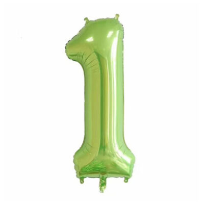 Green Foil Number Balloon 1 Green Foil Number Balloon 1