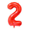Red Foil Number Balloon 2 Red Foil Number Balloon 2
