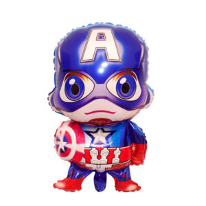 Captain America foil balloon 60x35cm air fill, Auckland NZ
