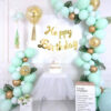 Balloon Garland Kit Pastel Mint Pastel Green Pastel mint and green DIY balloon garland kit, party decoration Auckland NZ