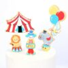 Birthday Circus Cake toppers 1 Birthday Circus Cake toppers