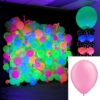 Qualatex Neon Balloons - Neon Pink Qualatex neon pink UV reactive latex balloon 10 inch, Auckland NZ