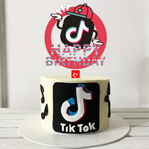 Tik Tok Birthday Cake toppers