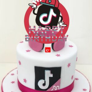 Tik Tok Birthday Cake toppers
