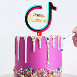 Tik Tok Birthday Cake toppers