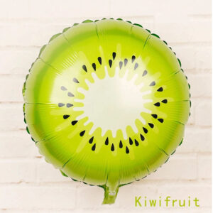 Kiwifruit tropical foil balloon 45cm, party decoration Auckland NZ