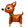 4D standing deer foil balloon 55x59cm, kids birthday party decoration Auckland NZ