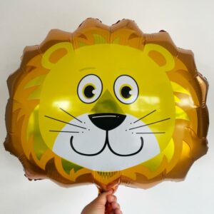 Lion Head animal foil balloon