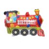 Train Happy Birthday foil balloon 70x58cm helium quality, Auckland NZ