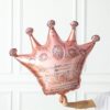 Crown large foil balloon 100cm rose gold helium quality, Auckland NZ
