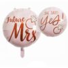 Rose Gold Future Mrs Foil Balloons Future Mrs She Said Yes engagement foil balloon 18 inch rose gold, Auckland NZ