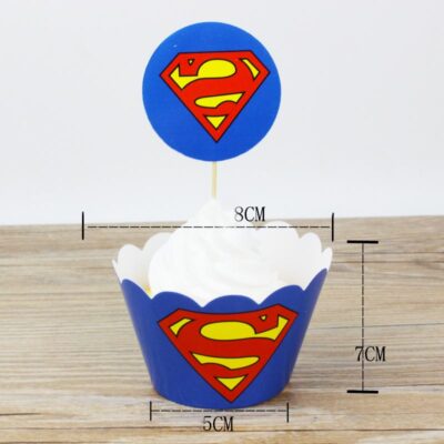 Superman cake toppers2