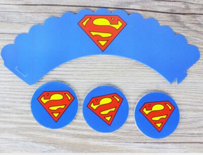Superman cake toppers3