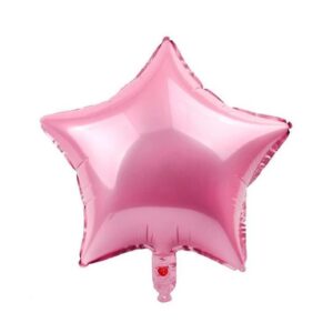 Baby Pink Foil Star Balloon