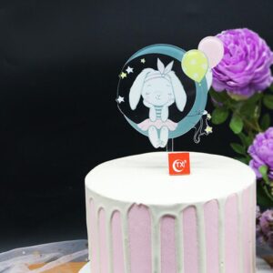 Birthday cake topper Moon Rabbit, Auckland NZ