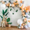 Nude blush grey DIY balloon garland kit, baby shower and 1st birthday Auckland NZ