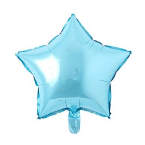light blue Foil star Balloon