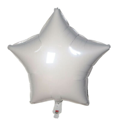 white Foil Star Balloon