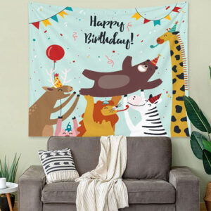 Birthday Party Wall Backdrop Banner