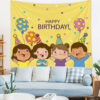 Birthday Party Backdrop Banner