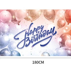 Birthday Party Wall Backdrop Banner