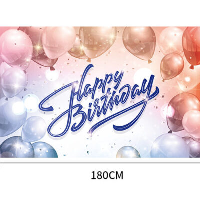 Birthday Party Wall Backdrop Banner