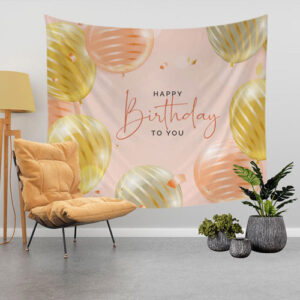 Birthday Party Wall Backdrop Banner