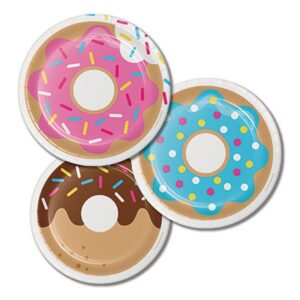 Donut Time paper plates 8 pieces, Auckland NZ
