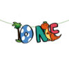 Dinosaur Happy Birthday banner One 14x12cm cards, Auckland NZ