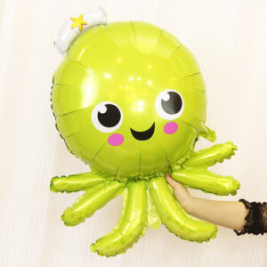 Octopus ocean party foil balloon 64x89cm air fill, Auckland NZ